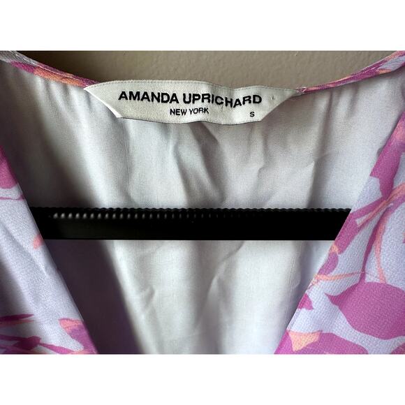 $299 Amanda Uprichard Johanna Maxi Dress Womens Size S Midsummer Color New - Picture 4 of 6